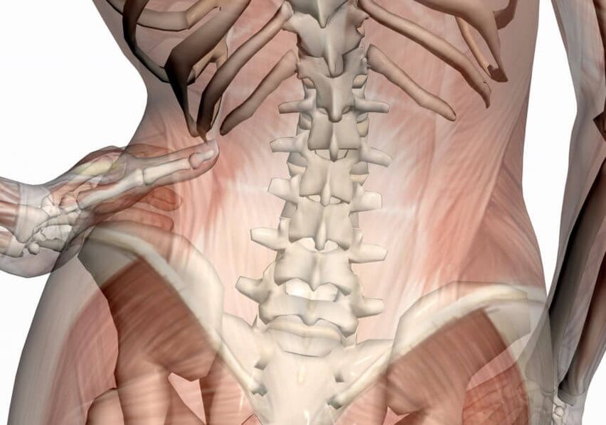 bolest v bederní páteři